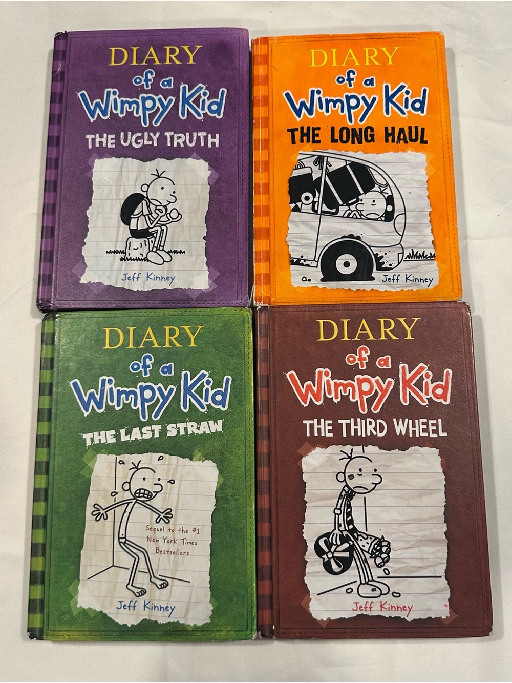 Amulet Books Diary of a Wimpy Kid book set Hardcover Book Set of 4